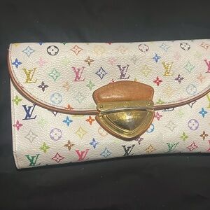 Louis Vuitton Eugene Wallet Multicolor—Date Code pictured MI1079